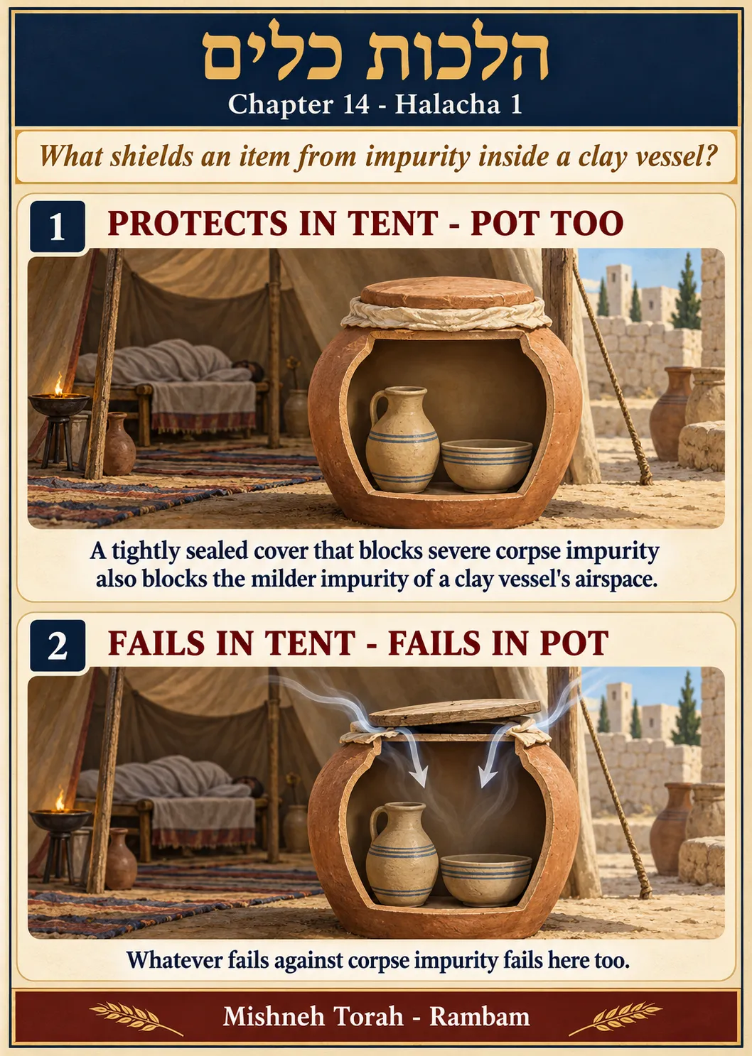 Infographic for halacha 14:1