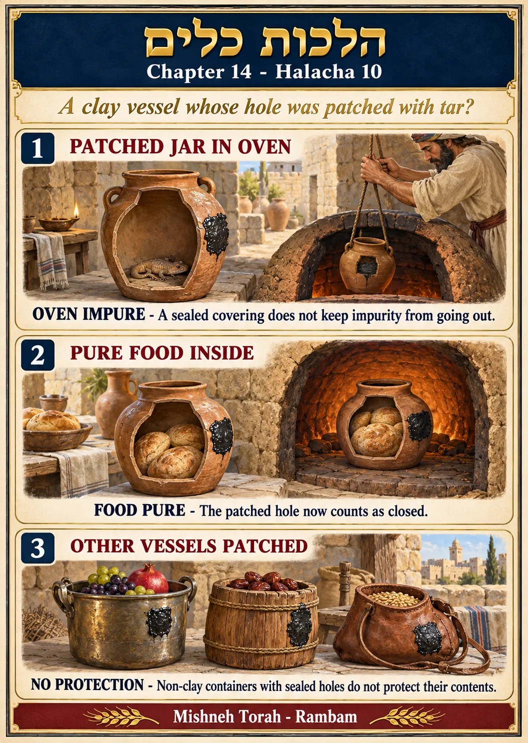 Infographic for halacha 14:10