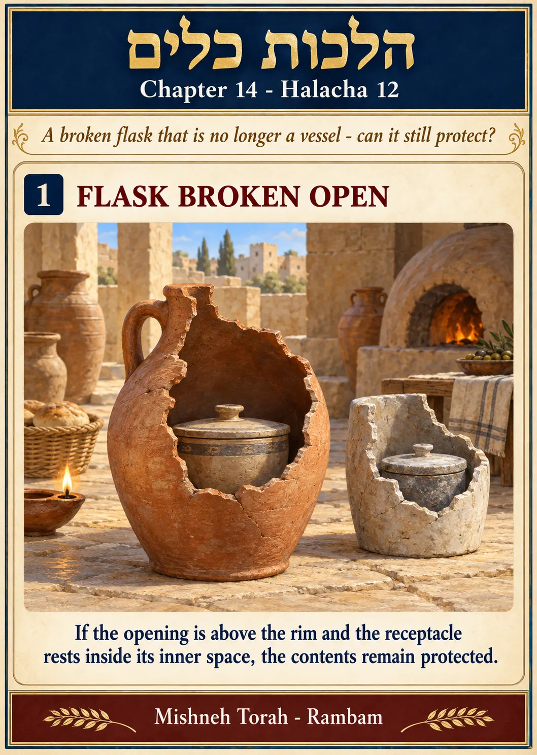 Infographic for halacha 14:12