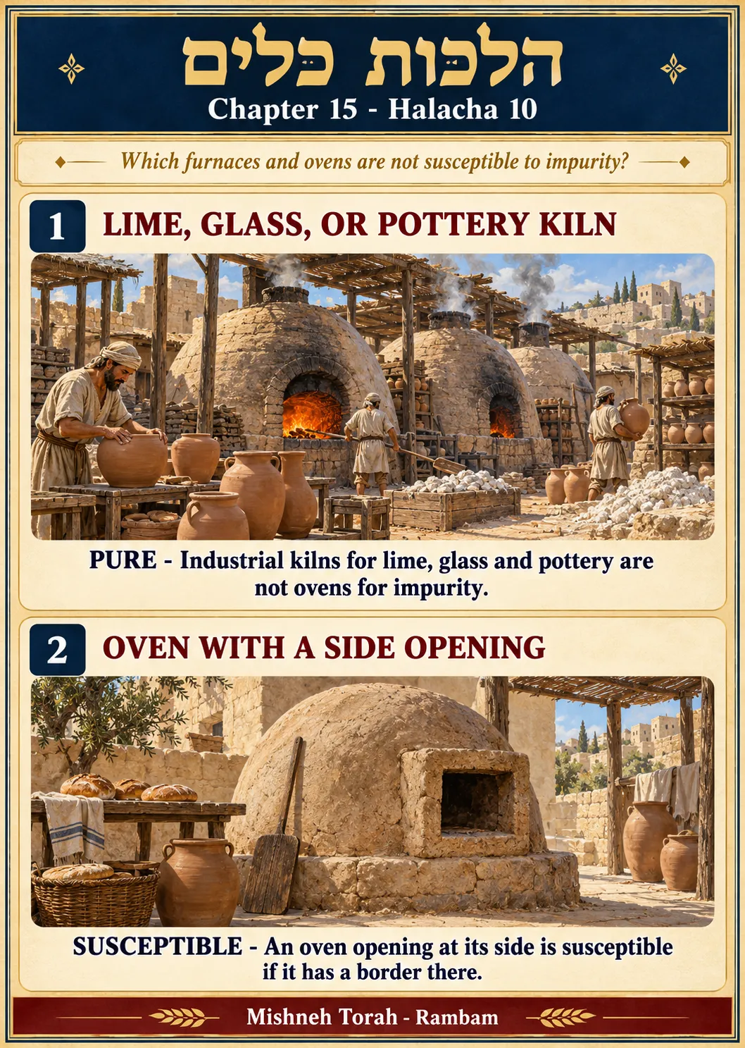 Infographic for halacha 15:10