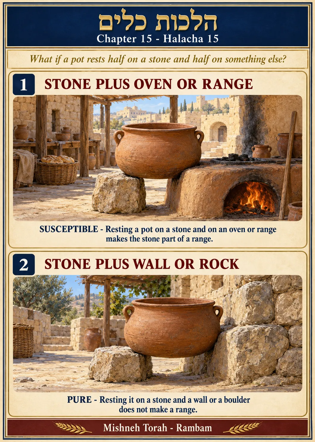 Infographic for halacha 15:15