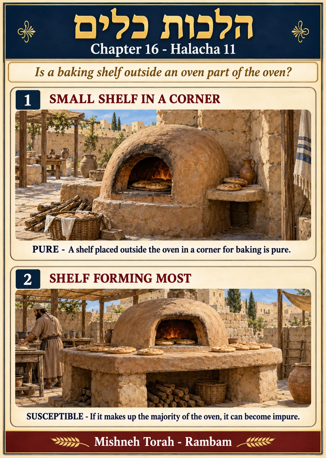Infographic for halacha 16:11