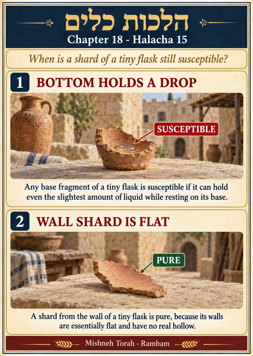 Infographic for halacha 18:15