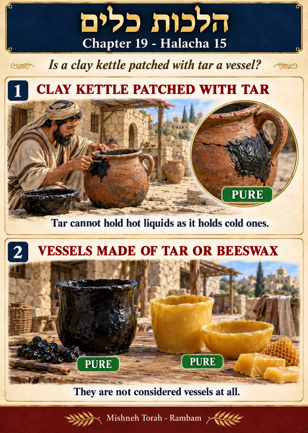 Infographic for halacha 19:15