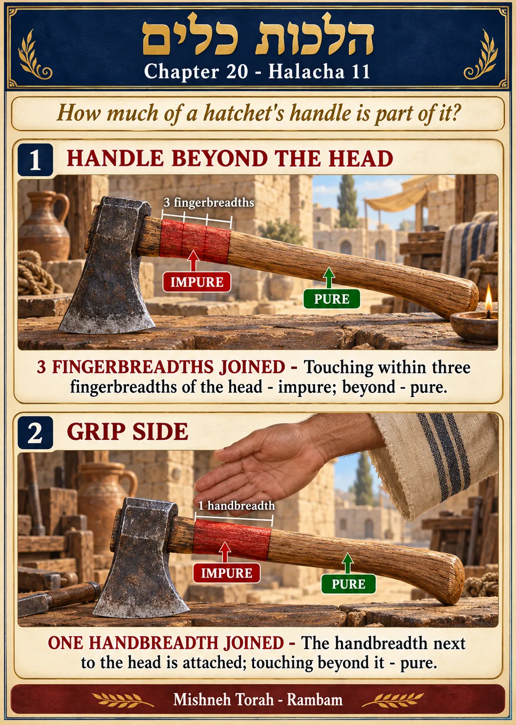 Infographic for halacha 20:11