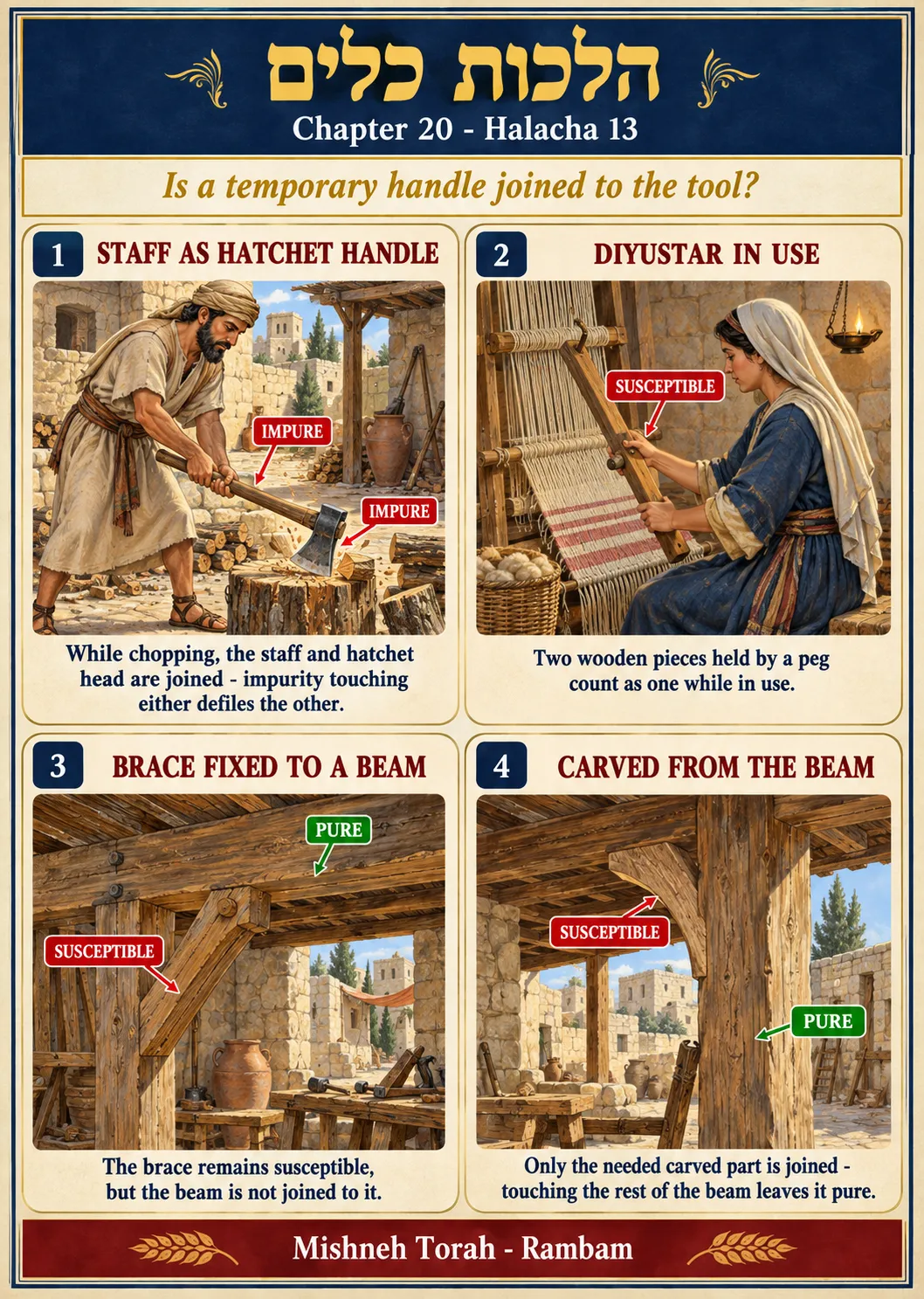 Infographic for halacha 20:13