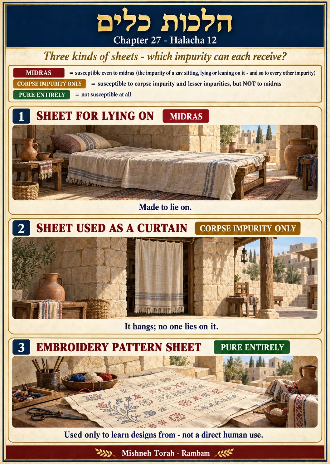 Infographic for halacha 27:12
