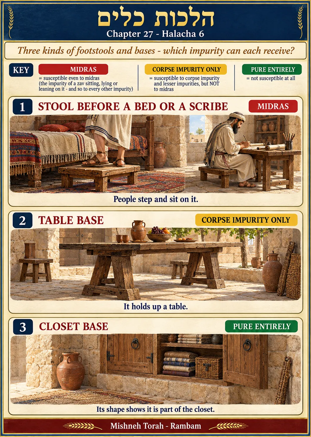 Infographic for halacha 27:6