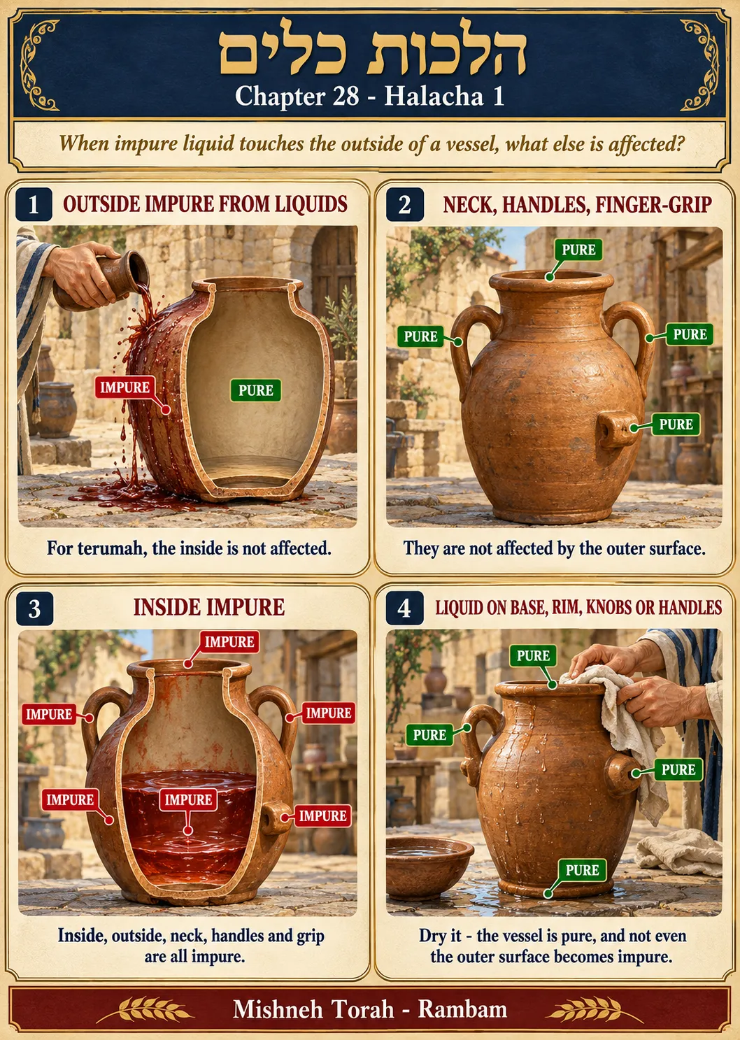 Infographic for halacha 28:1