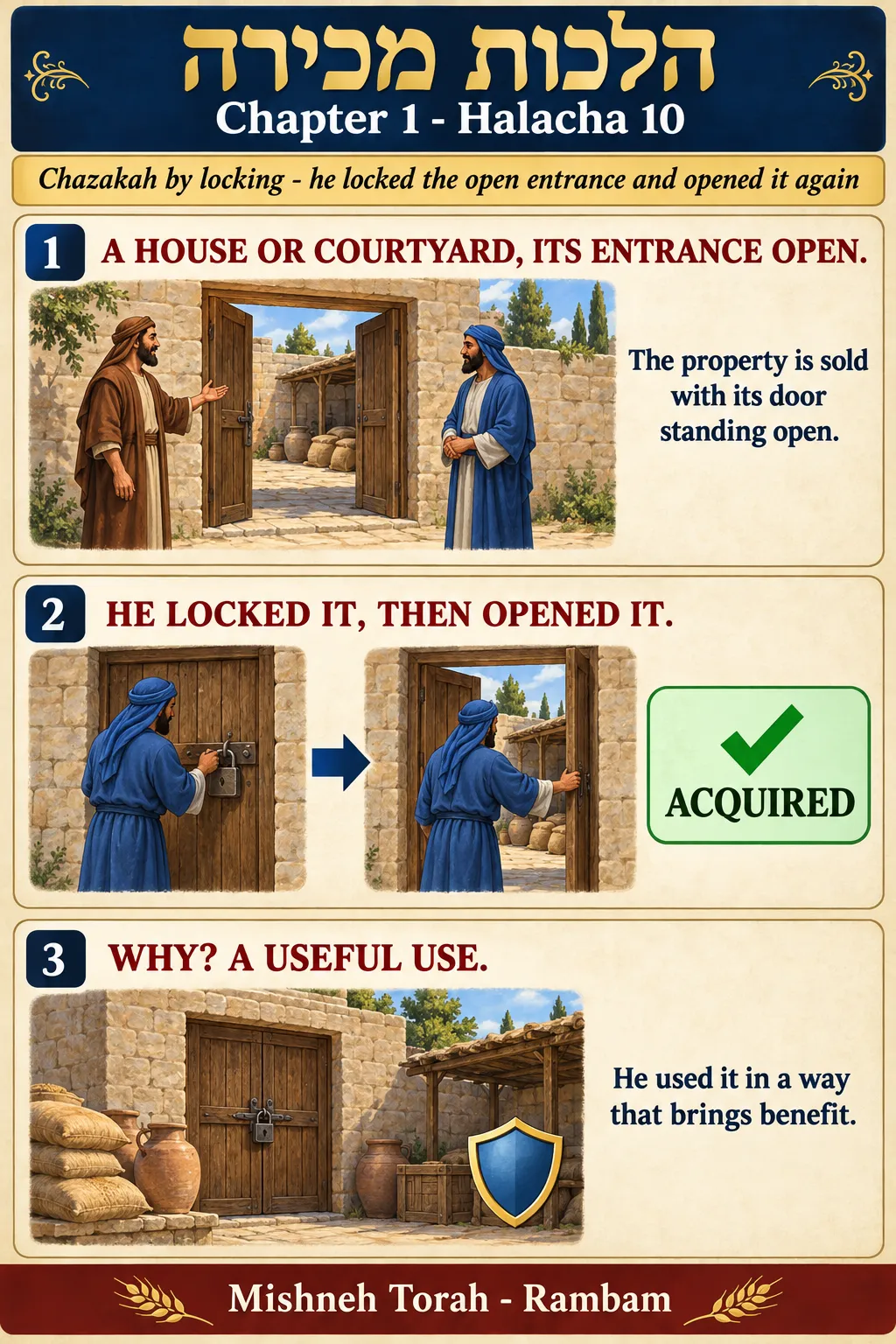 Infographic for halacha 1:10