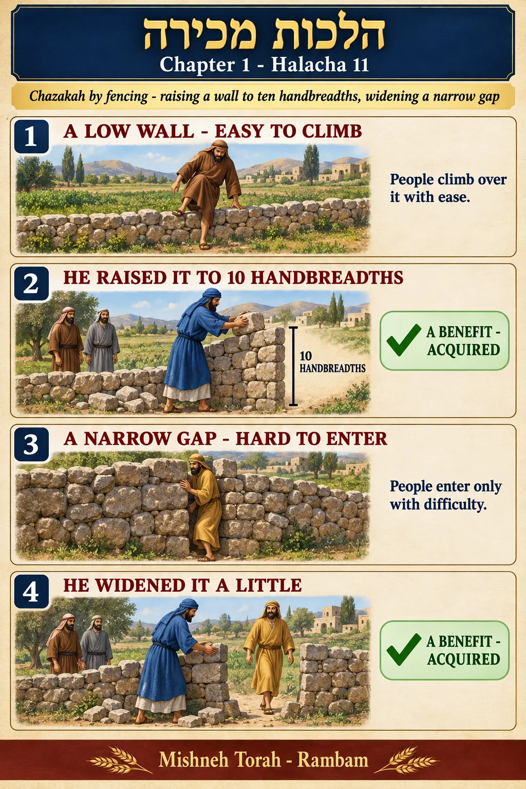 Infographic for halacha 1:11