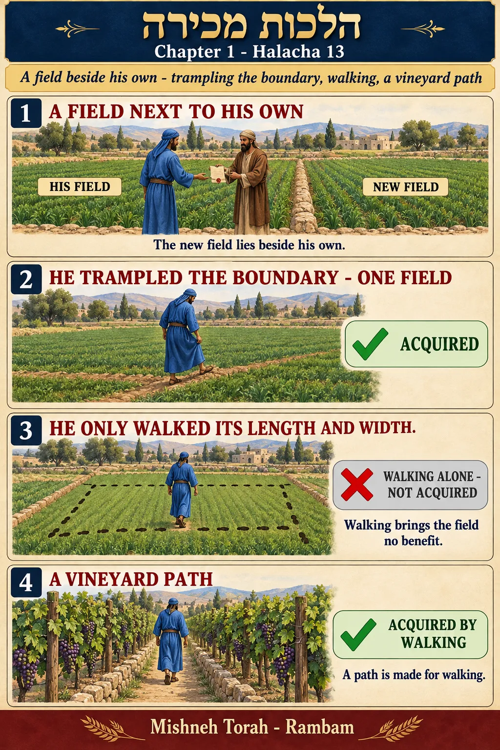 Infographic for halacha 1:13