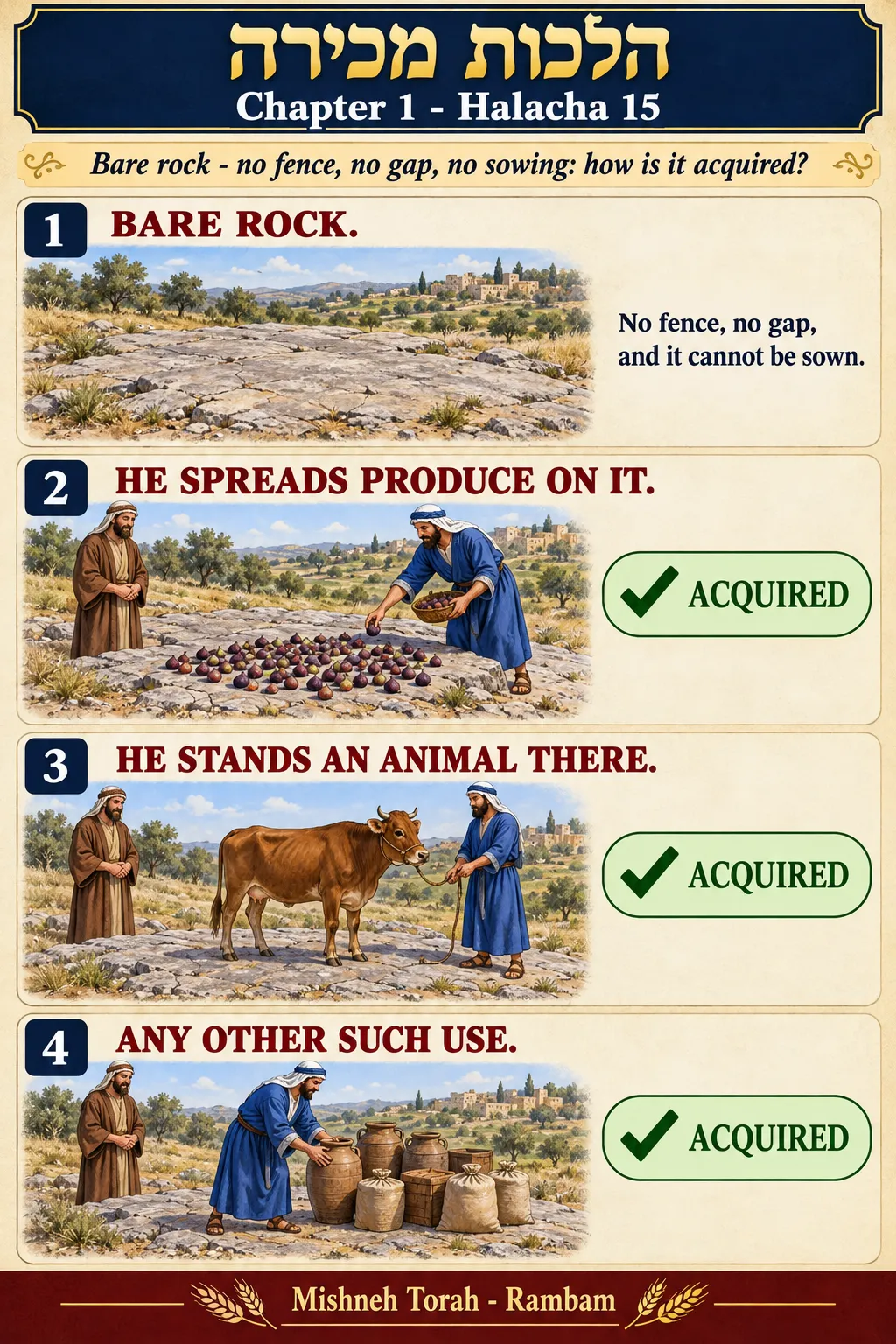 Infographic for halacha 1:15