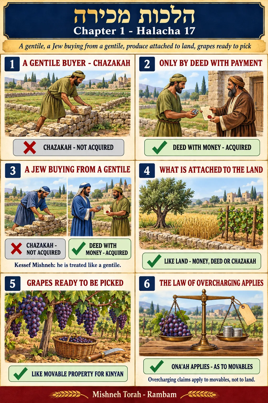 Infographic for halacha 1:17