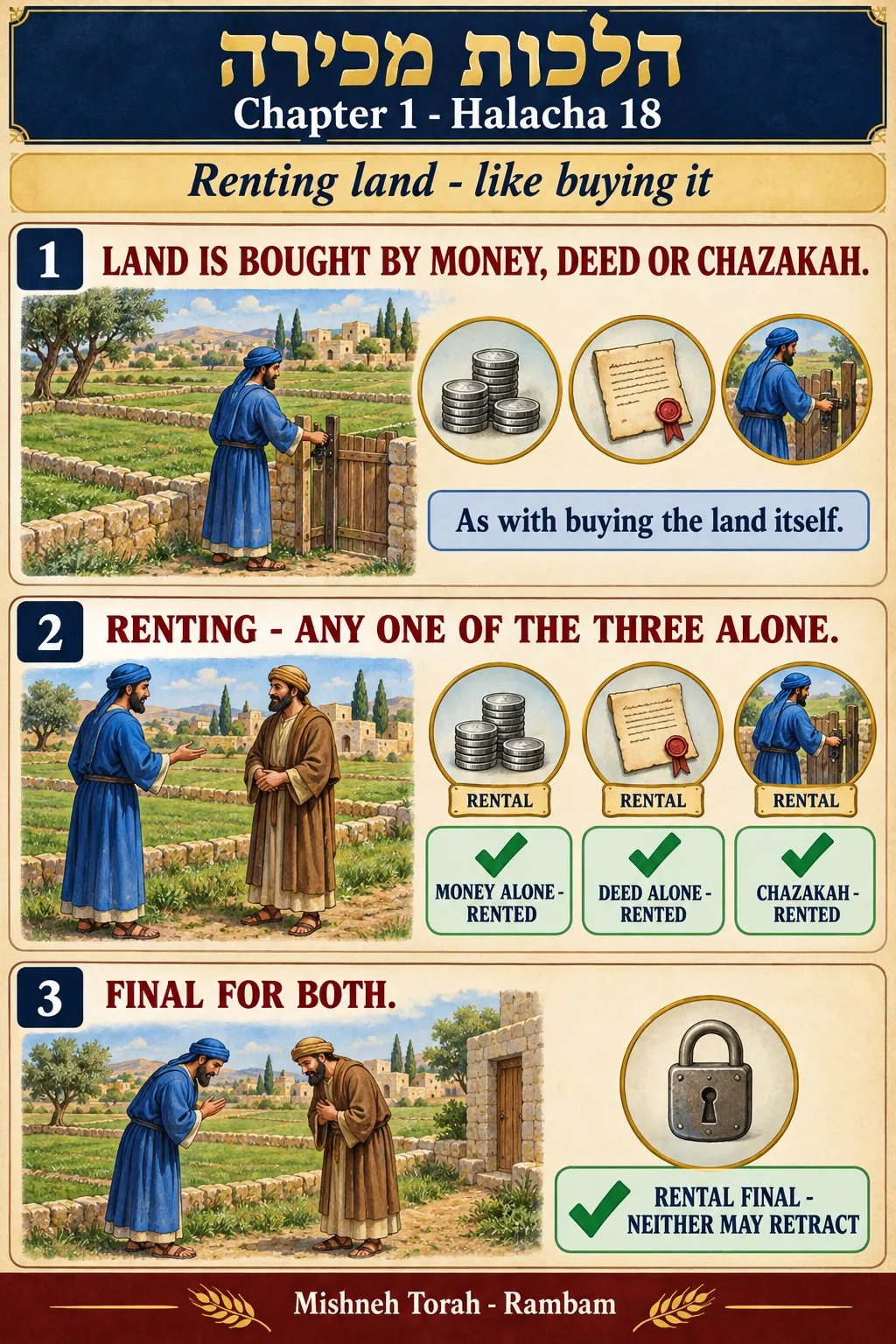 Infographic for halacha 1:18