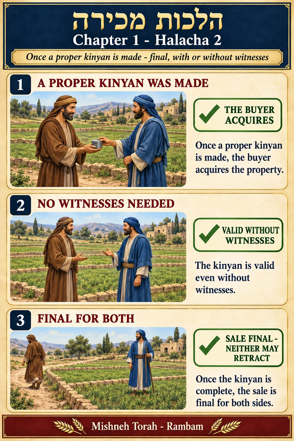 Infographic for halacha 1:2