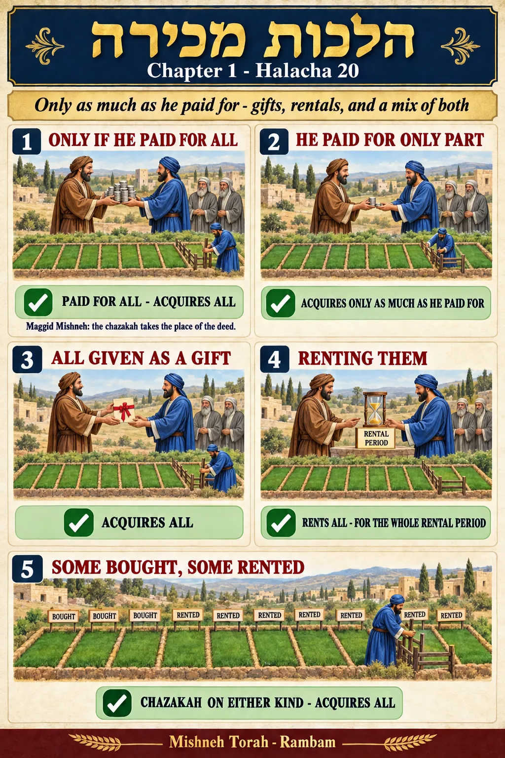 Infographic for halacha 1:20