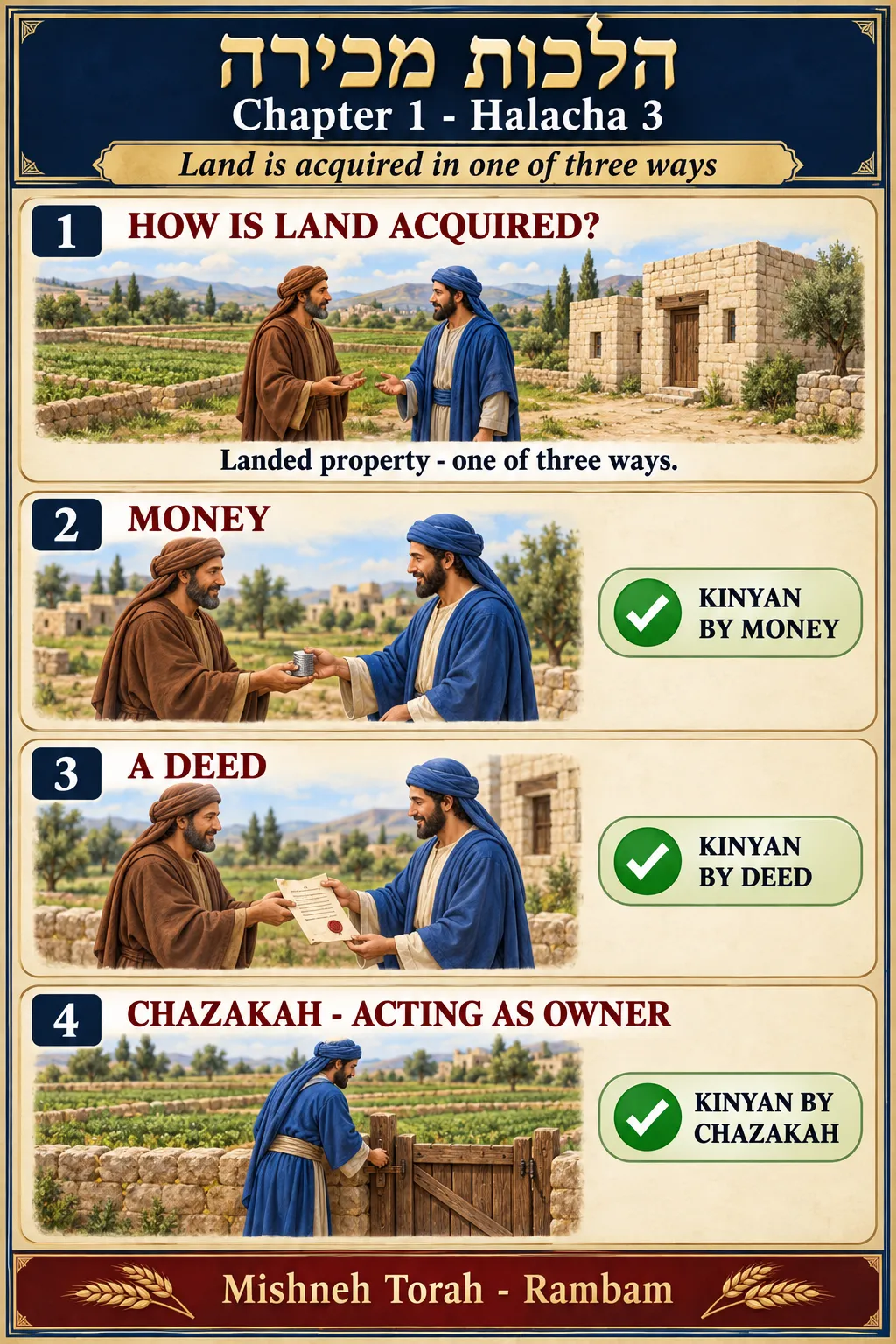 Infographic for halacha 1:3
