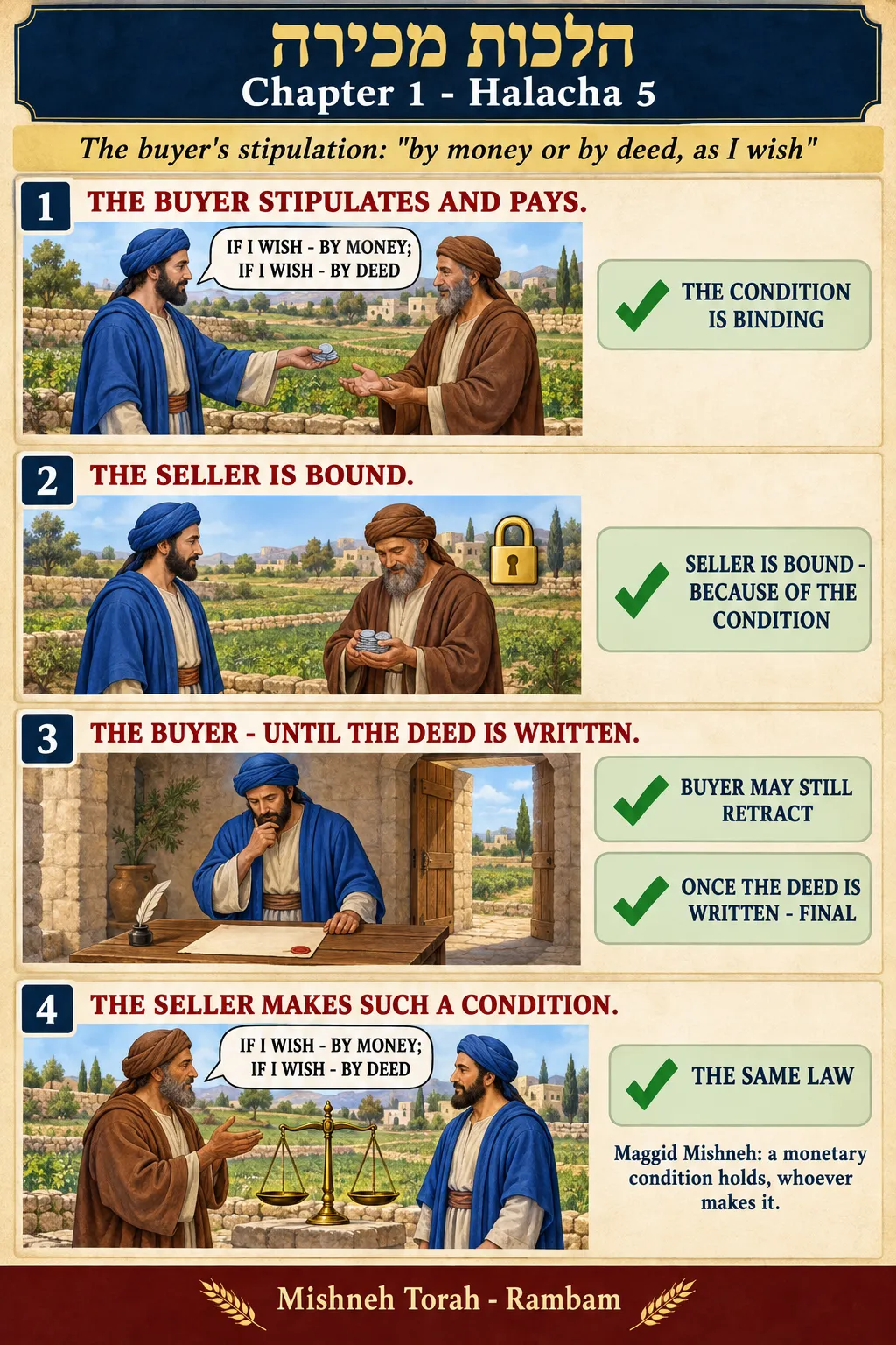 Infographic for halacha 1:5