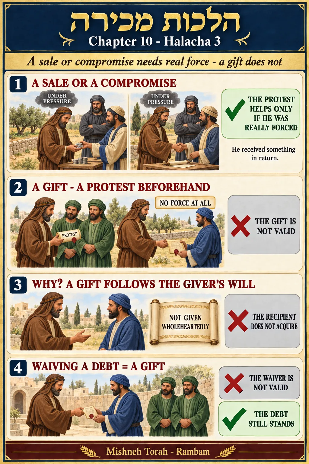 Infographic for halacha 10:3