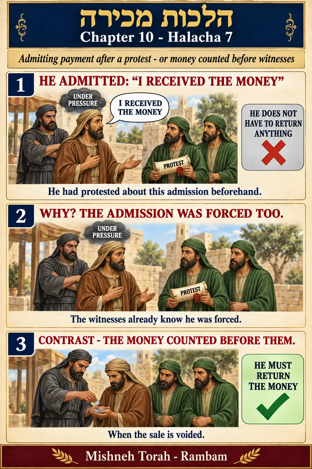 Infographic for halacha 10:7