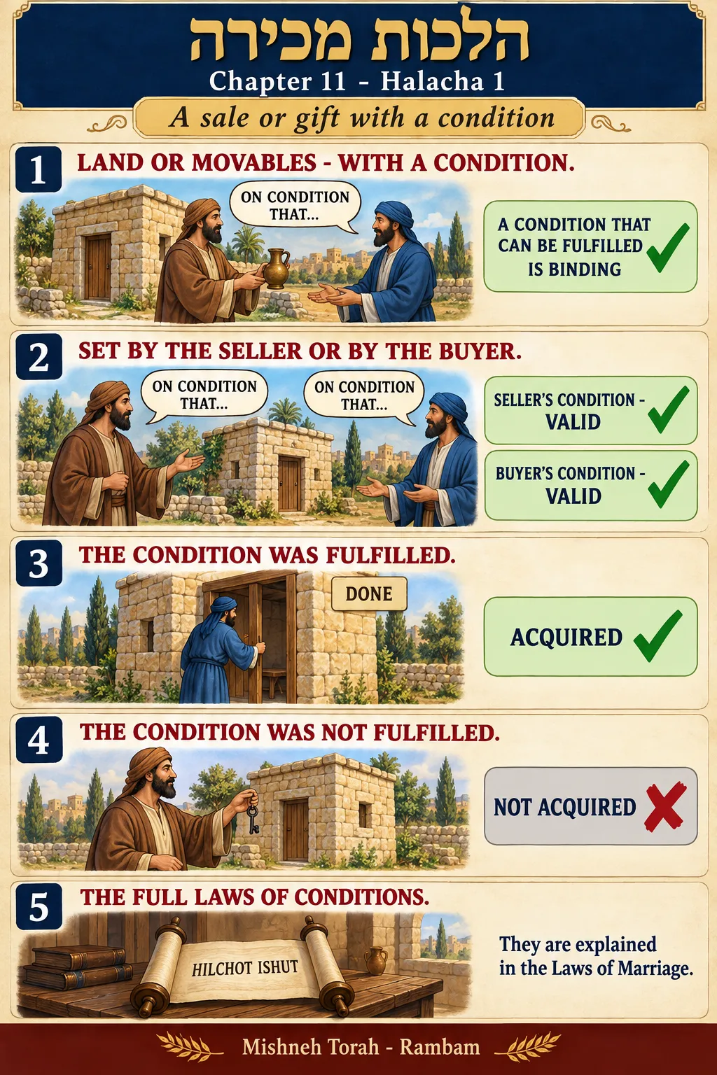 Infographic for halacha 11:1