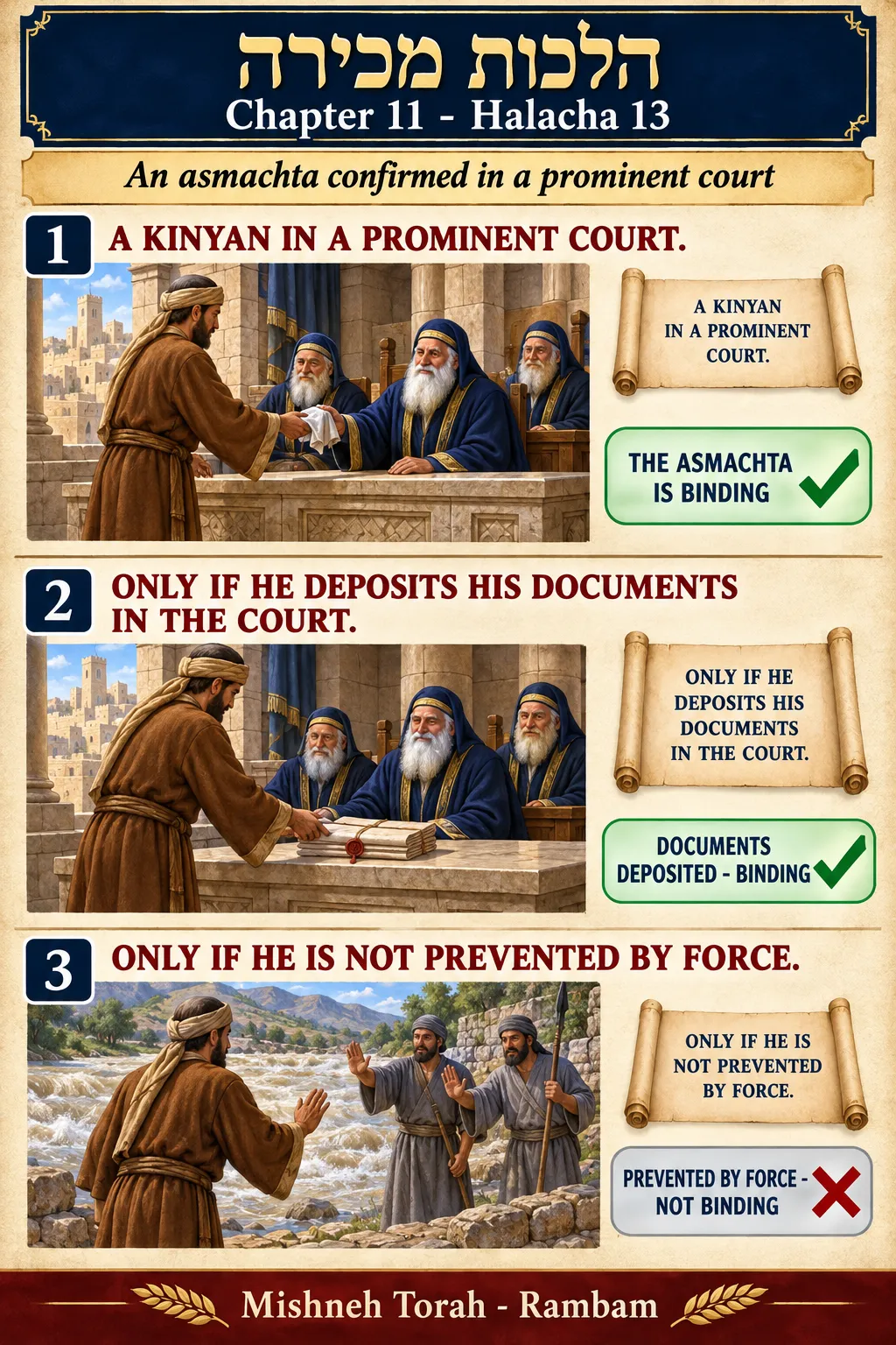 Infographic for halacha 11:13
