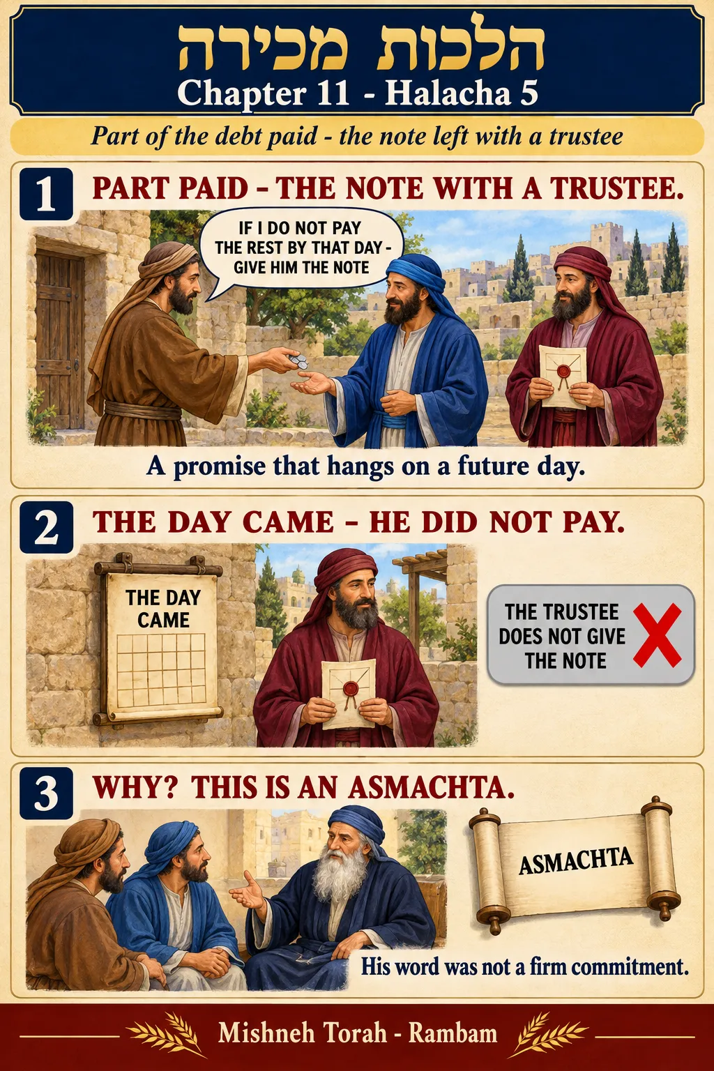 Infographic for halacha 11:5