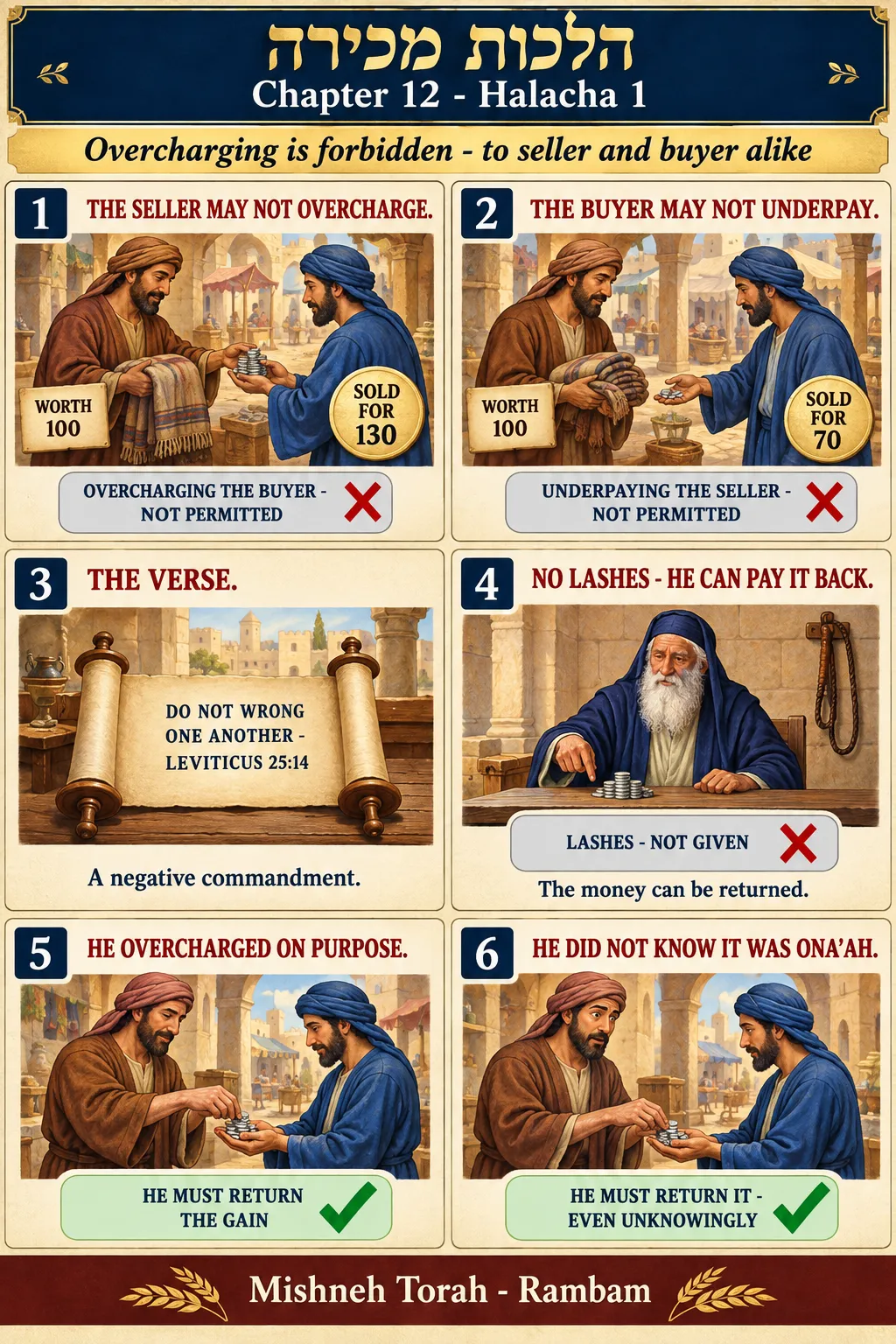 Infographic for halacha 12:1