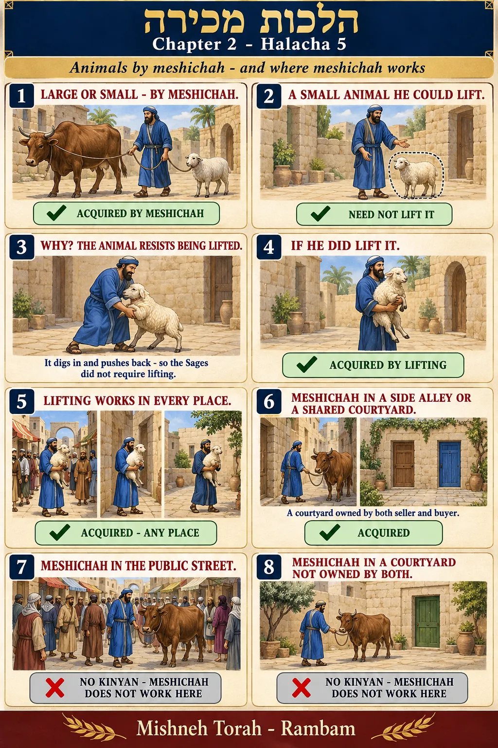 Infographic for halacha 2:5
