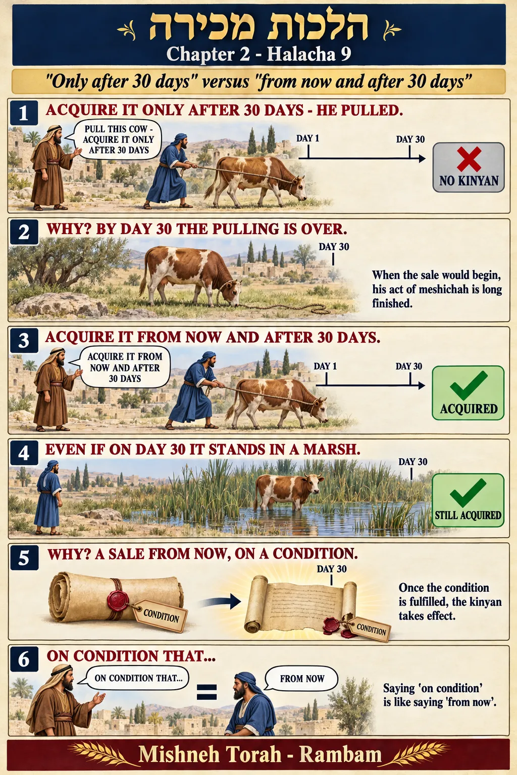 Infographic for halacha 2:9