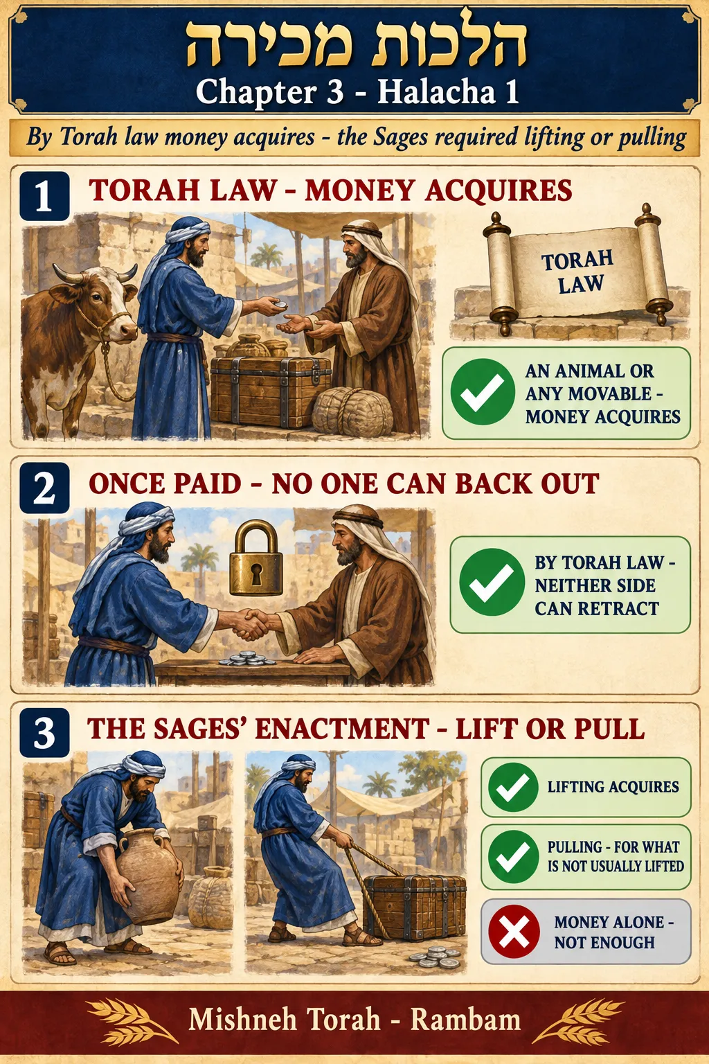 Infographic for halacha 3:1