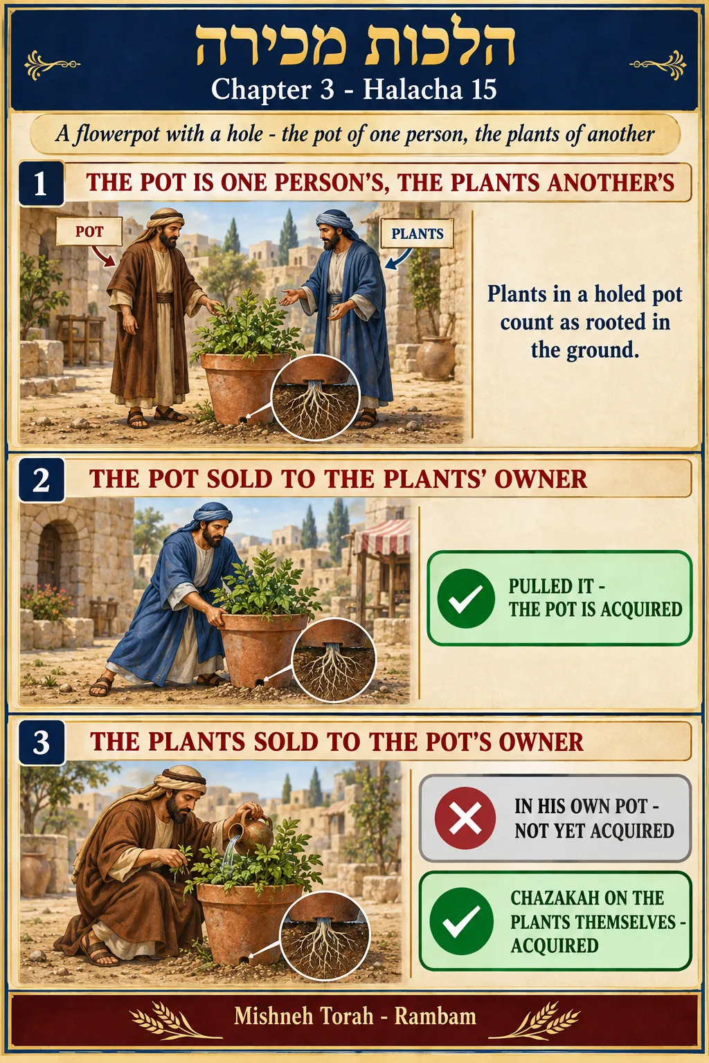 Infographic for halacha 3:15