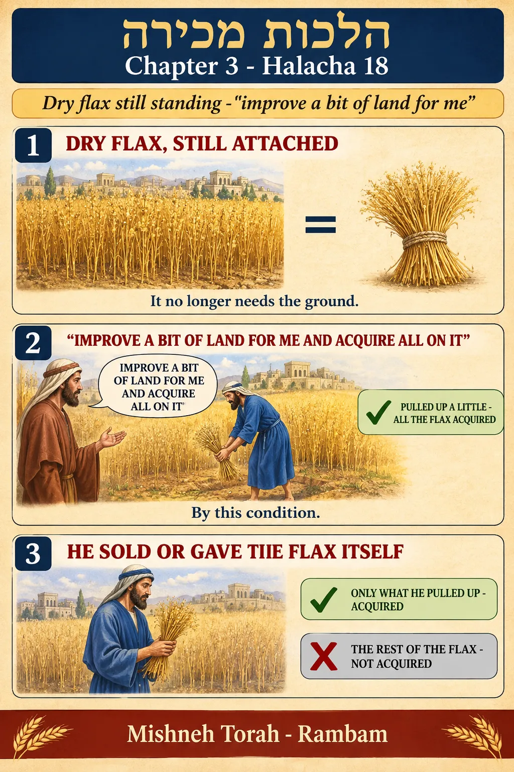 Infographic for halacha 3:18