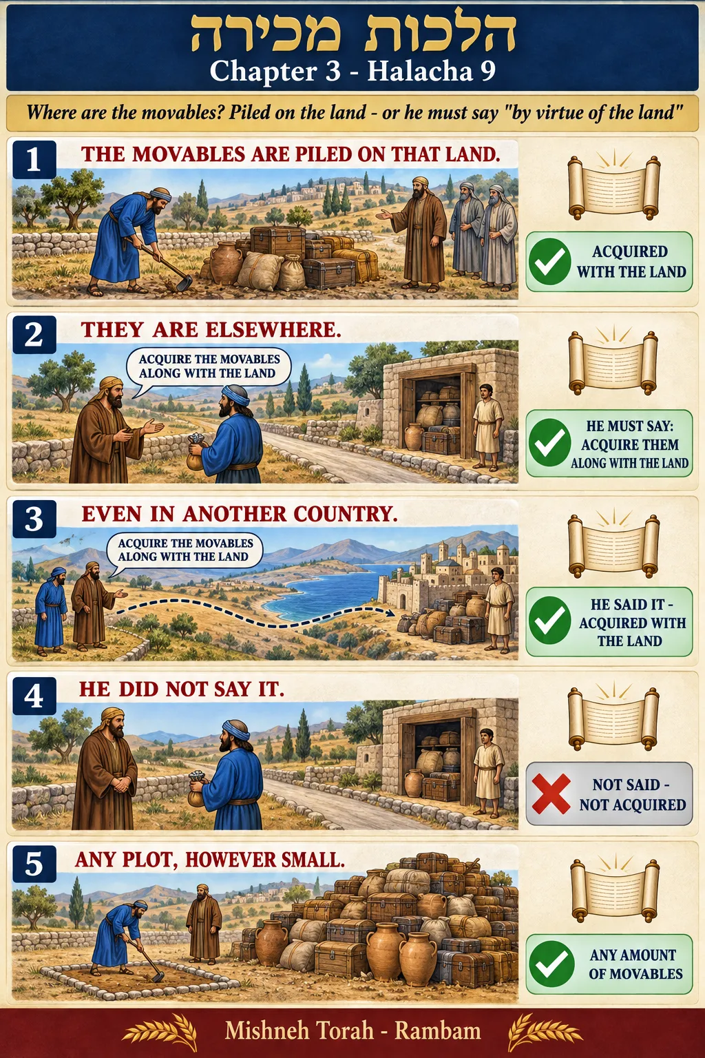 Infographic for halacha 3:9