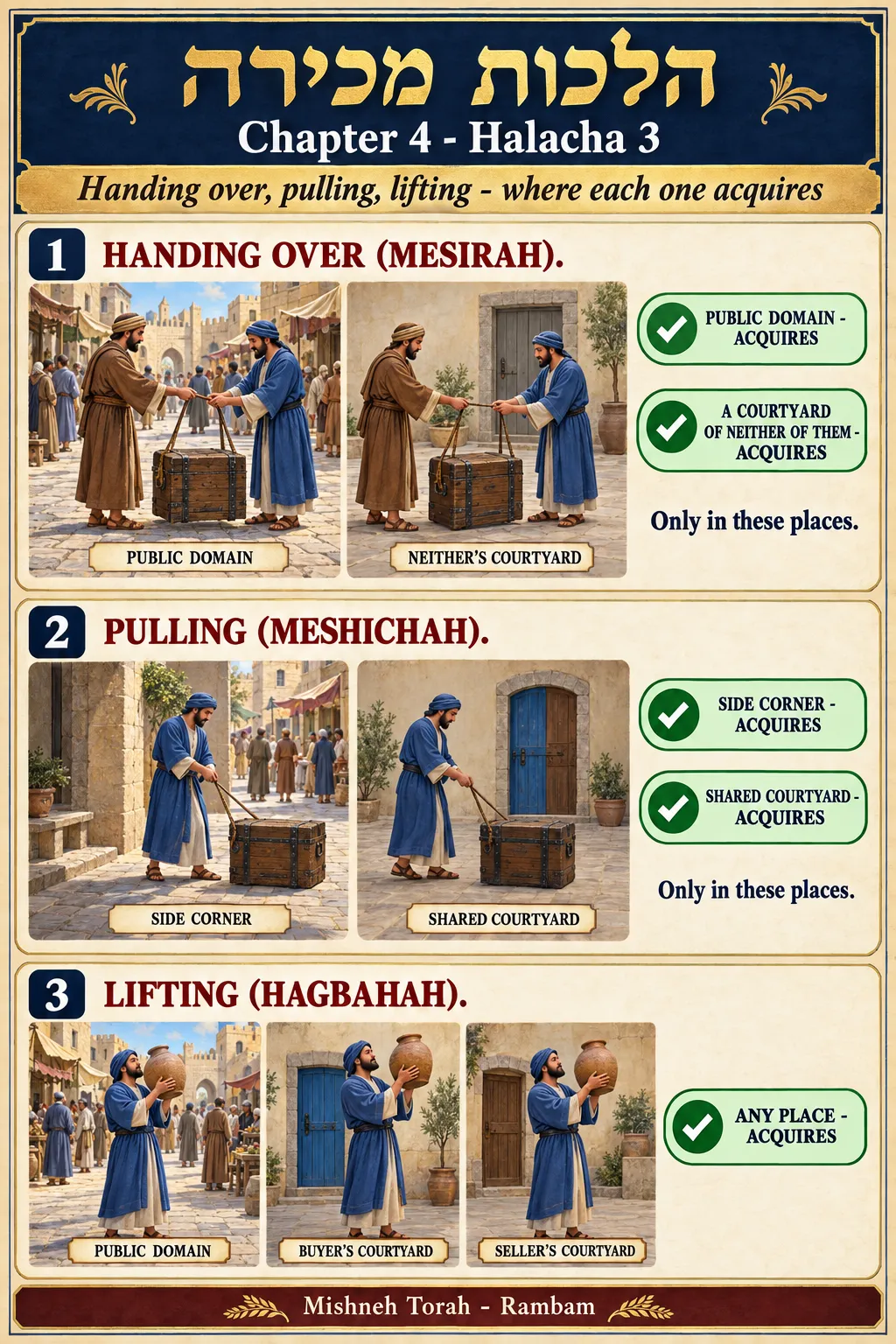 Infographic for halacha 4:3