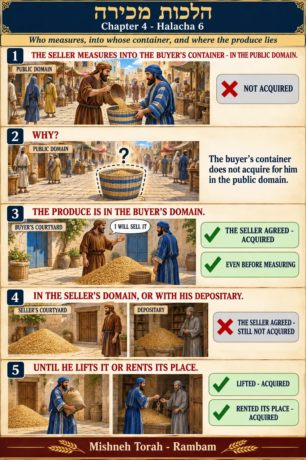 Infographic for halacha 4:6