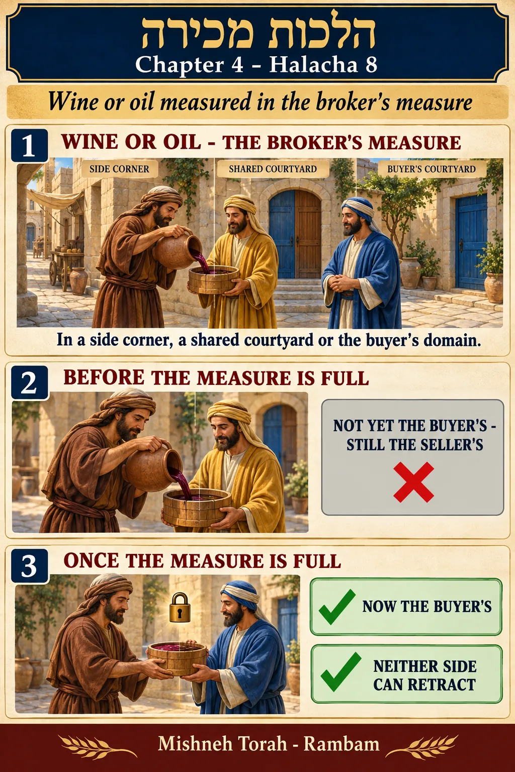 Infographic for halacha 4:8