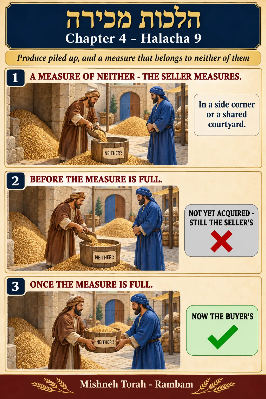 Infographic for halacha 4:9