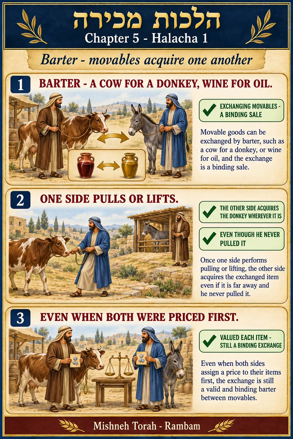 Infographic for halacha 5:1