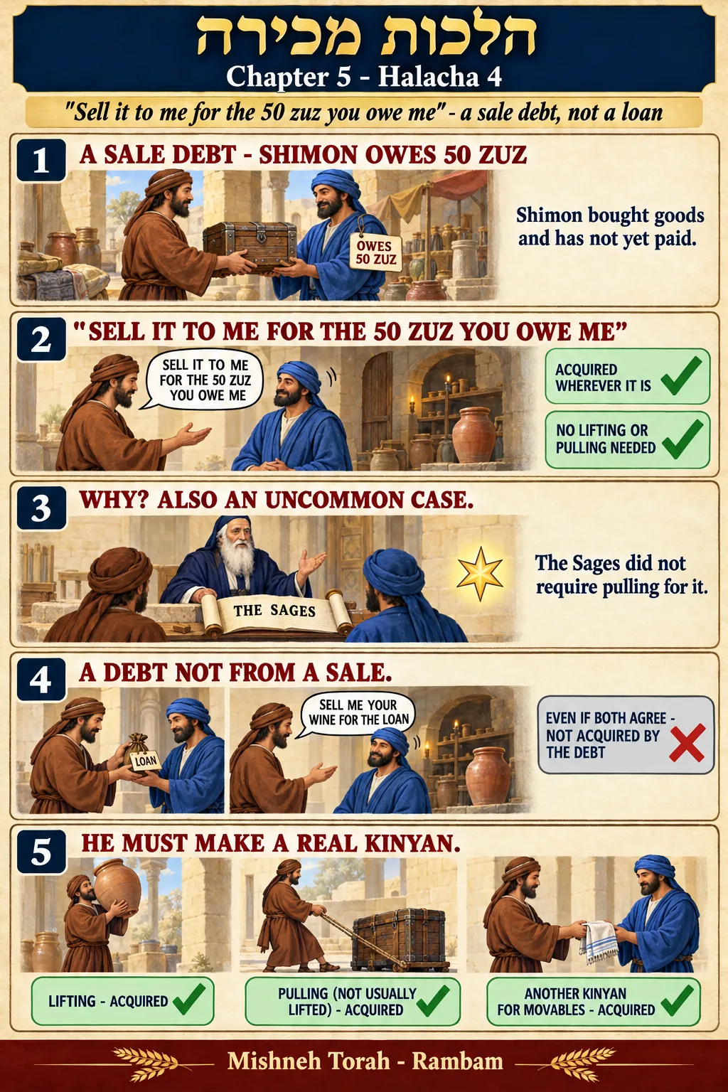 Infographic for halacha 5:4