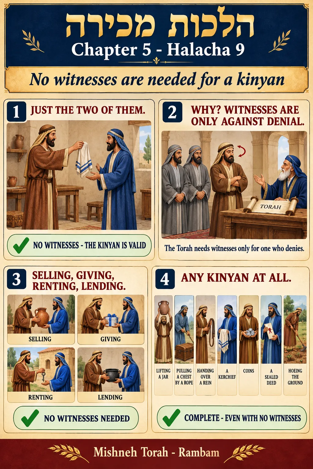 Infographic for halacha 5:9