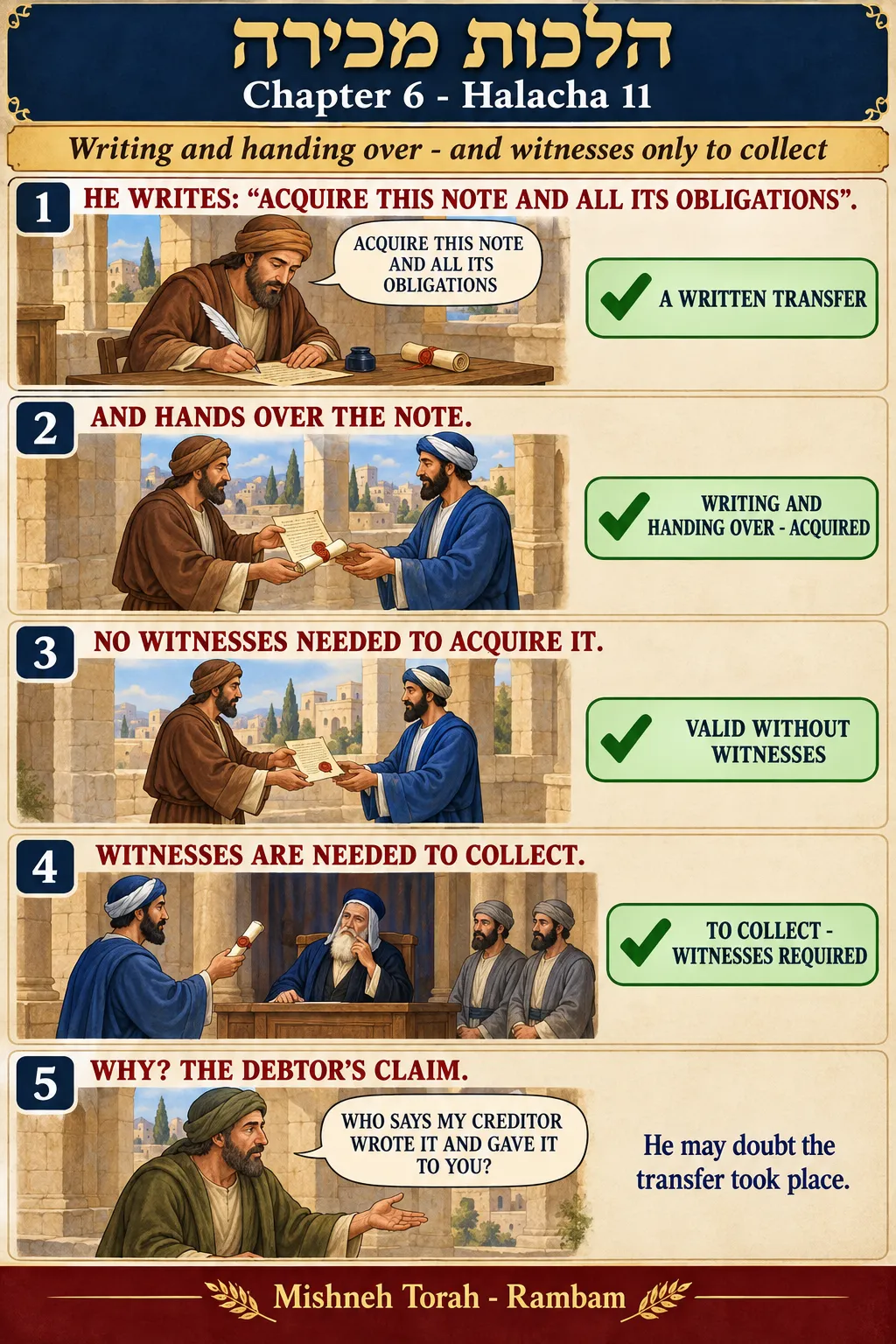 Infographic for halacha 6:11