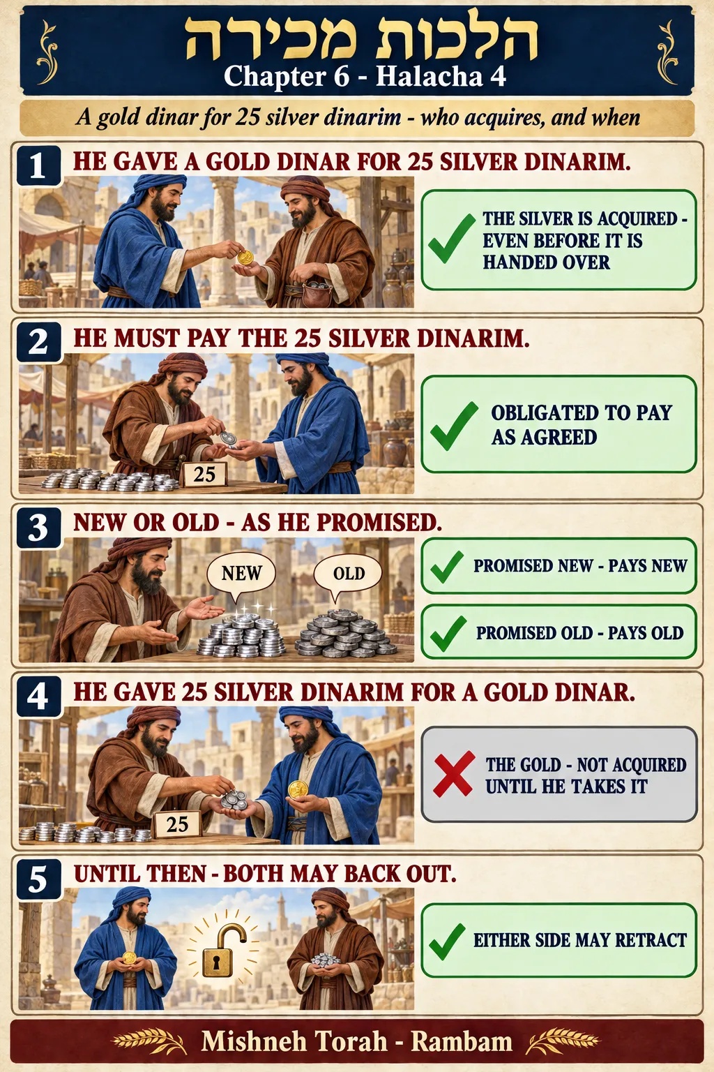 Infographic for halacha 6:4