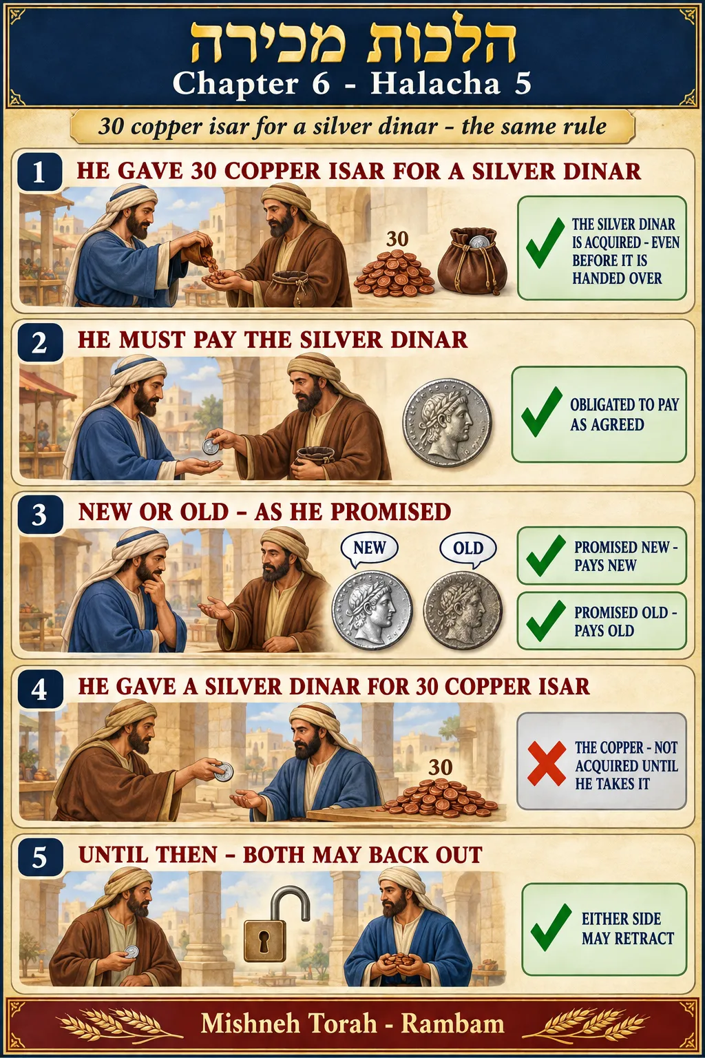 Infographic for halacha 6:5