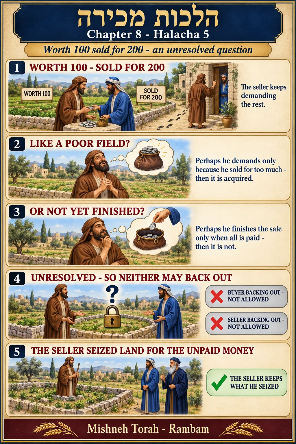 Infographic for halacha 8:5