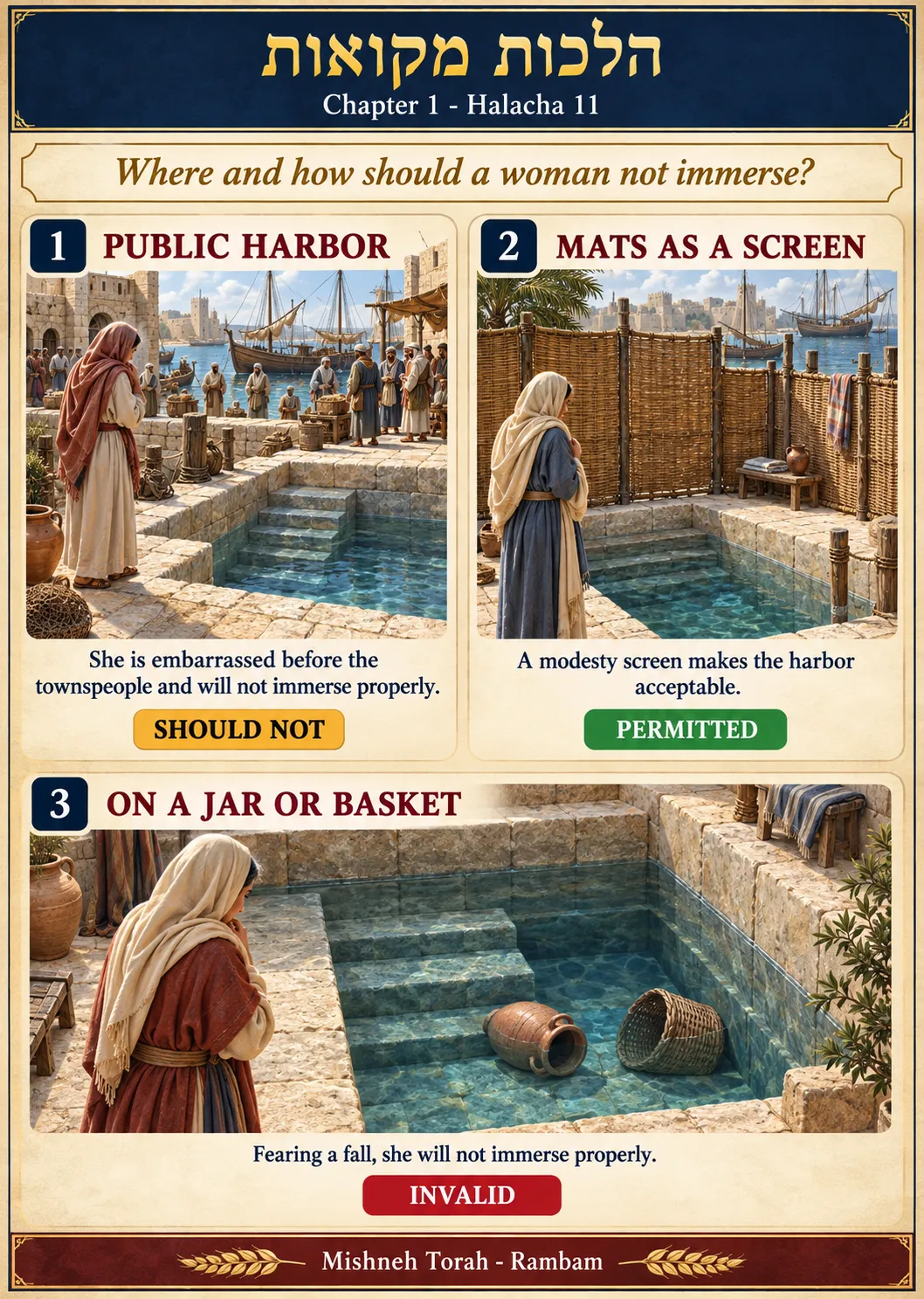 Infographic for halacha 1:11