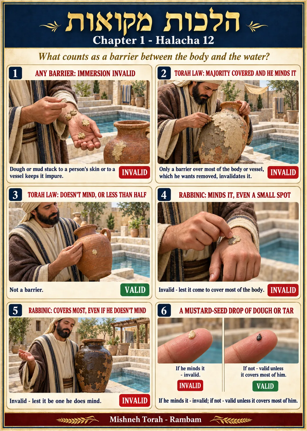 Infographic for halacha 1:12