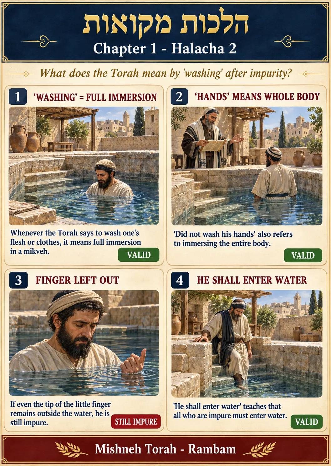 Infographic for halacha 1:2