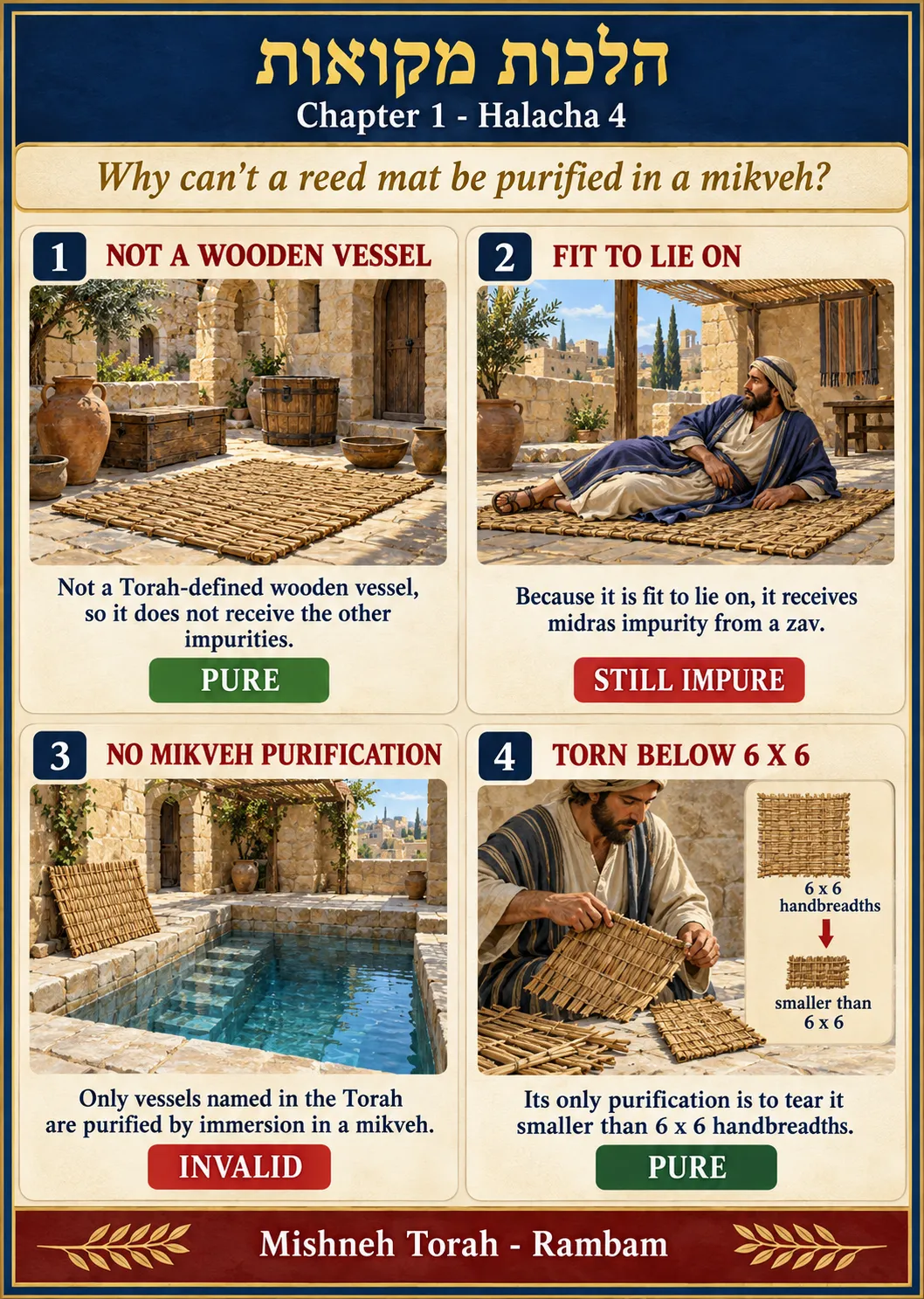Infographic for halacha 1:4